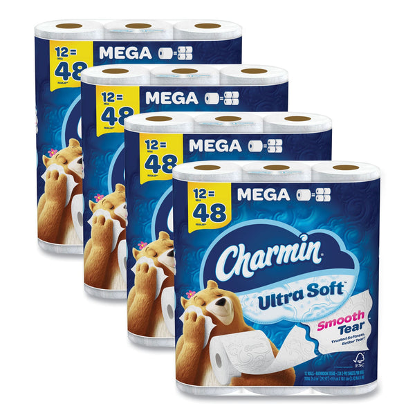 PROCTER & GAMBLE Same item - new SKU for PGC79546PK  Ultra Soft Bathroom Tissue, Mega Roll, Septic Safe, 2-Ply, White, 224 Sheets/Roll, 12 Rolls/Pack