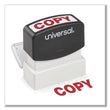 UNIVERSAL OFFICE PRODUCTS Message Stamp, COPY, Pre-Inked One-Color, Red