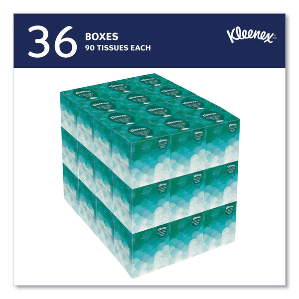 Boutique White Facial Tissue for Business, Pop-Up Box, 2-Ply, 95 Sheets/Box, 36 Boxes/Carton