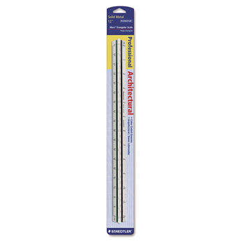 Staedtler® Triangular Scale for Architects, Color-Coded Grooves, 12