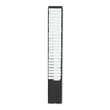 ACRO PRINT TIME RECORDER Time Card Rack, 25 Pockets, Plastic, Black