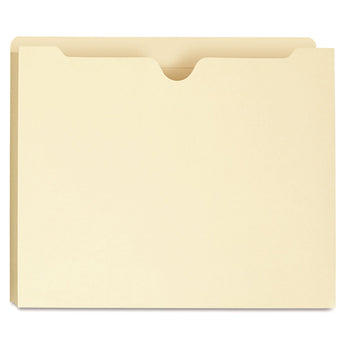 Deluxe Manila File Jackets with Reinforced Tabs, Straight Tab, Letter Size, Manila, 50/Box Flipcost Flipcost